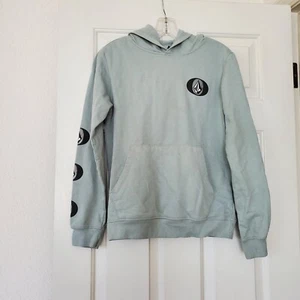 VOLCOM Stone Stacker Mint Green Pullover Hoodie Girls Size Small/Medium - Picture 1 of 3