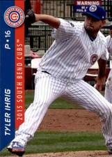 2015 South Bend Cubs Choice #17 Tyler Ihrig Monroe Washington WA Baseball Card