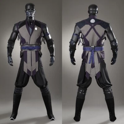 Disfraz de Humo Mortal Kombat 1 Cosplay Traje Conjunto Foto 1 de 4