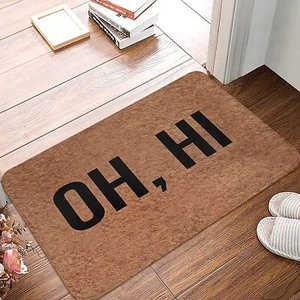 Doormat Welcome Mat Door Mats Outdoor Doormat Indoor for Entrywayoh Hi Welcom... - Picture 1 of 5