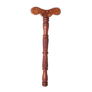 Meditación Tradicional Yoga Danda PALO REPOSAPILAS BASTÓN MADERA FLUJO RESPIRATORIO - Imagen 1 de 3