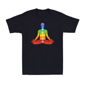 Aztec Yoga Buddha Chakra Meditation Cool Namaste Zen Vintage Men's T-Shirt