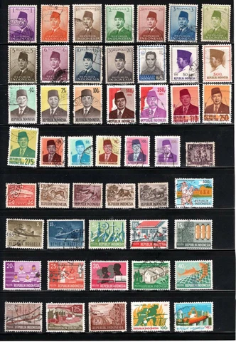 Indonesia ~ 69 different used Cover