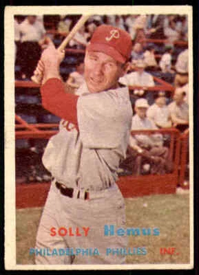 1957 Topps #231 Solly Hemus - Image 1 of 2