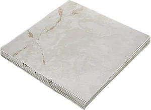 Classic White Grey Veins Peel and Stick Vinyl Floor Tiles 20 Pack 12x12 inches - Picture 1 of 6