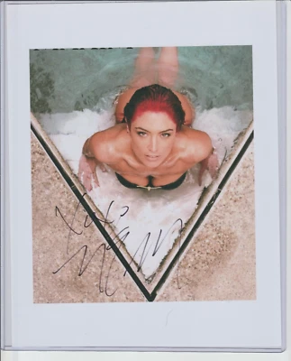 FOTO FIRMADA AUTOGRAFIADA DE EVA MARIE 8X10 WWE Foto 1 de 2