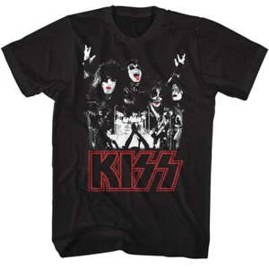 Camiseta para hombre Kiss In Concert Live On Stage Ace Frehley banda de música metal merchandising - Imagen 1 de 3