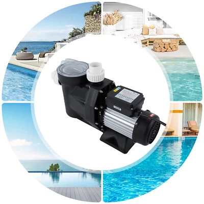 1.5HP Single Speed Pool Pump with Timer, 422.68qt/min Flow Rate, 52ft Lift - Image 1 of 4