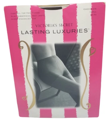 Pantimedias Victoria Secret Lasting Luxuries CHOCOLATE PEQUEÑAS DESCATALOGADAS-Nuevas Foto 1 de 4