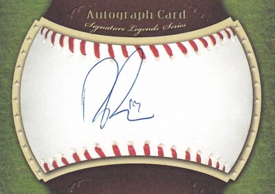 TARJETA DE FIRMA AUTOMÁTICA FIRMADA POR DREW POMERANZ SAN DIEGO PADRES BOSTON RED SOX Foto 1 de 3