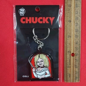 Chucky - Tiffany - Metal Enamel Keychain - Trick or Treat Studios - Picture 1 of 2