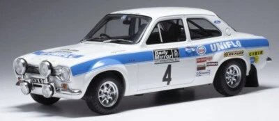 Modelo de coche Ford Escort MK.1 RS1600 Roger Clark RAC Rally 1972 IXO 18RMC100 1:18th Foto 1 de 3