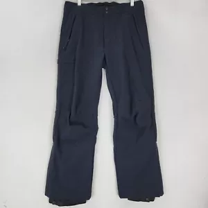 LL Bean Snow Pants Mens Medium Black Soft Shell Snowboard Ski Outdoor Winter - Picture 1 of 13