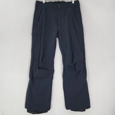Pantalones de nieve LL Bean para hombre medianos negros con caparazón suave snowboard esquí al aire libre invierno Foto 1 de 4