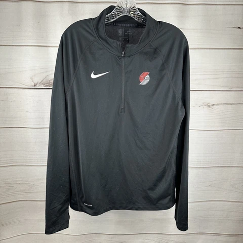 Nike Portland Trail Blazers Women’s Pullover RipCity Showtime XL Black B67 Cover