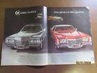 1971 VTG Original Magazine Ad CADILLAC for 1972 For 70 Years Great Car 2pg