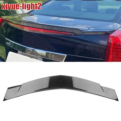 Kit de labio alerón trasero de 4 puertas negro brillante para Cadillac CTS 2008-2013 sedán Foto 1 de 4