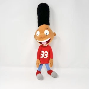 Peluche vintage 2001 Nanco 15" Gerald Hey Arnold Nickelodeon gambe posabili peluche - Foto 1 di 6