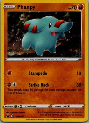 Phanpy Promo SWSH: Sword & Shield Promo Cards SWSH117 NM - Image 1 of 2