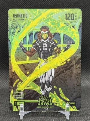 Bo Jackson Battle Arena 2026 Jeantic Ashton Jeanty RC #SL-96 SLIME GLOW FOIL SP Foto 1 de 2