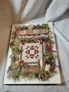 COUNTRY CHRISTMAS QUILTING libro con retro rigido - Foto 1 di 7