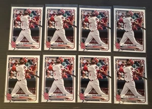 Dylan Carlson 8 RC Lot 2021 Bowman Rookie Cardinals Baseball Card #35 - Picture 1 of 2