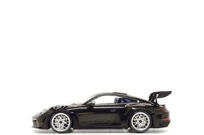 Minichamps 1:18 Porsche 911 GT3 RS (992) in Black / Silver Wheels - Image 1 of 4