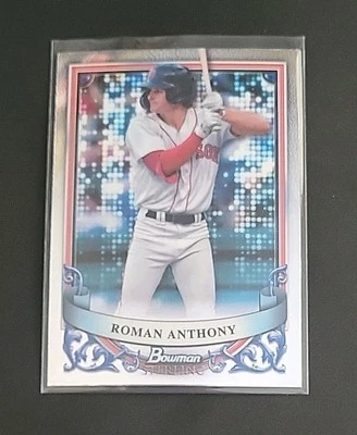 ROMAN ANTHONY 2024 BOWMAN STERLING PROSPECT #BSP-34 BOSTON RED SOX - Image 1 of 2