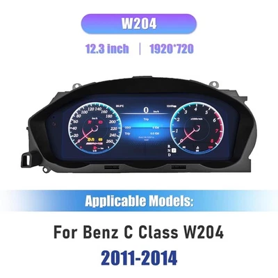 LCD Dashboard Panel Speedometer For Mercedes Benz C-Class W204 NTG4.5 2011-2014 - Изображение 1 из 4