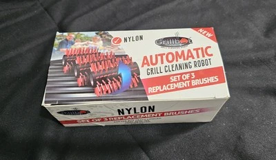 Robot de limpieza de parrilla automático Grillbot 3 cepillos de repuesto nuevo Foto 1 de 4
