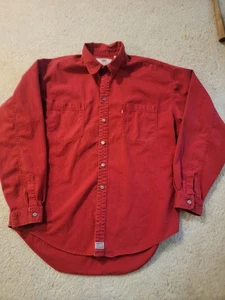 CAMISA VAQUERA VINTAGE LEVI'S LENGÜETA ROJA TALLA XL METAL BOTÓN DELANTERO - Imagen 1 de 9