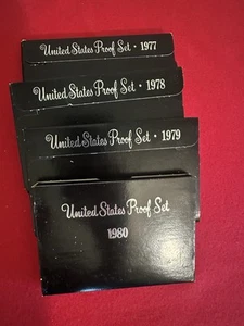 1977-1980 US MINT PROOF SET LOT - Picture 1 of 9