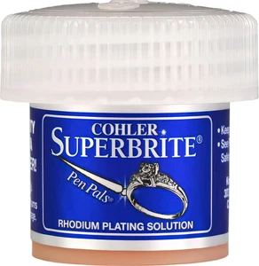 Superbrite Rhodium Plating Solution Pen Pals 1/4 Gram - Picture 1 of 1