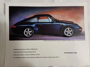 Porsche Carrera 911 Pubblicità 1992 Advertising Werbung Italian Magazine 28x22 - Imagen 1 de 2