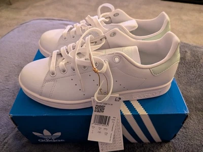 adidas Stan Smith Primegreen Trainers White Mint Green, Size 5.5 - Image 1 of 4