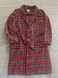 VTG Pendleton Virgin Wool Robe Prince Charles Edward Stewart Tartan Size L Tall - Picture 1 of 10