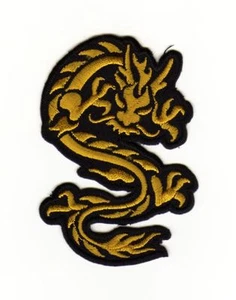 au20★Parche dragón para planchar plancha parche aplicación dragón 6 x 9 cm - Imagen 1 de 1
