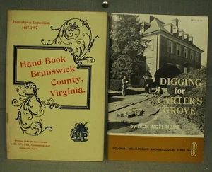 antique old Hand book Brunswick County Virginia Jamestown exposition 1607 1907 - Picture 1 of 3