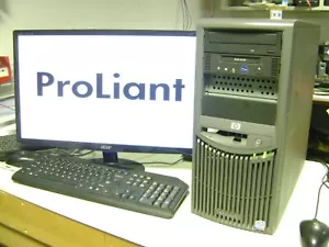 Vintage HP ProLiant ML310 G1 - Pentium 4 - 2.53GHz, 512MB, 2 x SCSI HDDs, No OS - Picture 1 of 10