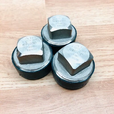 LOT OF 3 UNBRANDED HTO330 STAINLESS STEEL 1-1/2" F316/F316L B16-HEX HEAD PLUG - Image 1 of 2