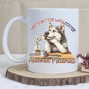 Pet Dog Mug, Funny Alaskan Malamute - For Him, Her Gift, Present - Picture 1 of 1