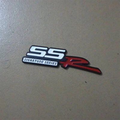 1x Blanco Mate SSR SIGNATURE SERIES Metal Insignia Emblema Calcomanía Adhesiva Baúl Cupé Foto 1 de 4