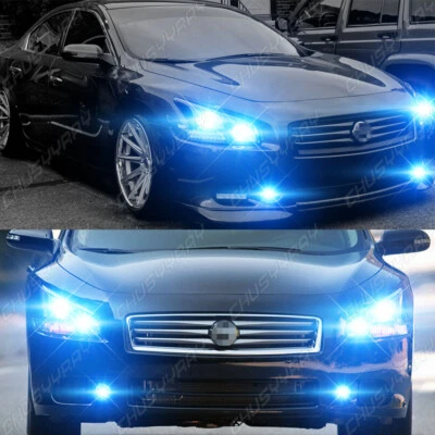 For Nissan Maxima 2009-2014 - 6PC LED Headlight Hi/Lo Fog Light Bulbs 8000K Kit - Image 1 of 4