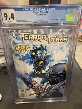 x Terror Titans #4 (DC 2009) CGC 9.4 NM 1st App of Static in DC Continuity Key