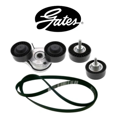 Drive Belt + Idler Pulleys + Tnesioner for LAND ROVER RANGE ROVER EVOQUE VELAR - Image 1 of 4