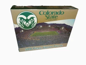 Colorado State University Canvas Stadium 500 Pc Jigsaw Puzzle NEW SEALED FREE SH - Picture 1 of 21