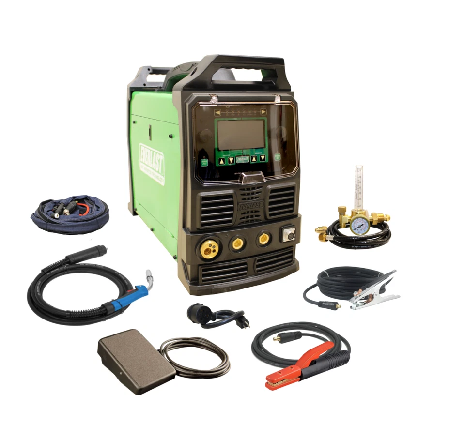 Everlast THUNDER 215 MIG DC TIG STICK 200 amp Multiproceso 110/220 Doble Voltio Foto 1 de 4