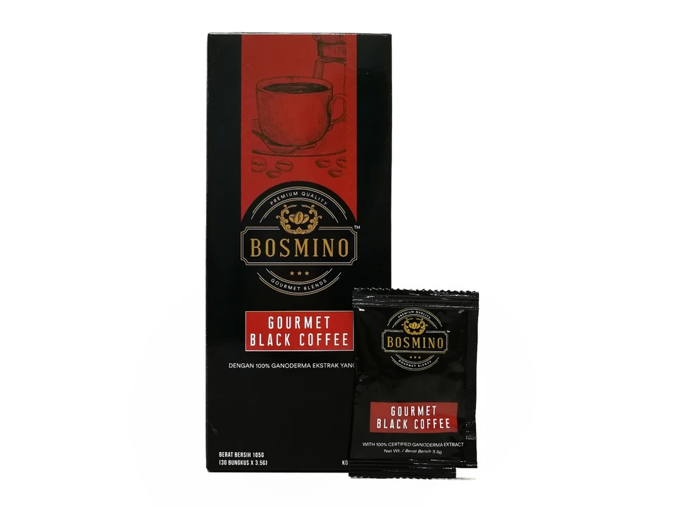 Bosmino 1 Box Ganoderma Coffee Black Coffee Gourmet Free Shipping  - Image 1 of 4