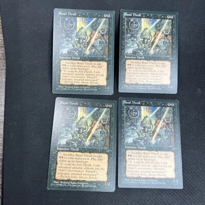 Basal Thrull MTG Fallen Empires Magic the Gathering Black Playset Ferguson Art 4 - Image 1 of 4