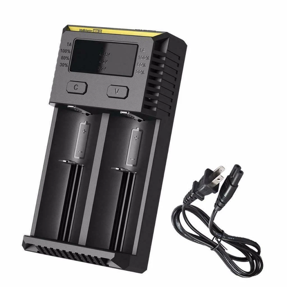 NITECORE I2 2016 Intellicharger Battery Charger for 18650 Rcr123 16340 14500